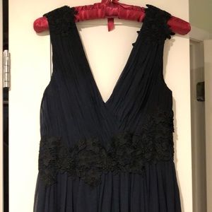 Vera Wang Navy Bridesmaid Gown Sz 2